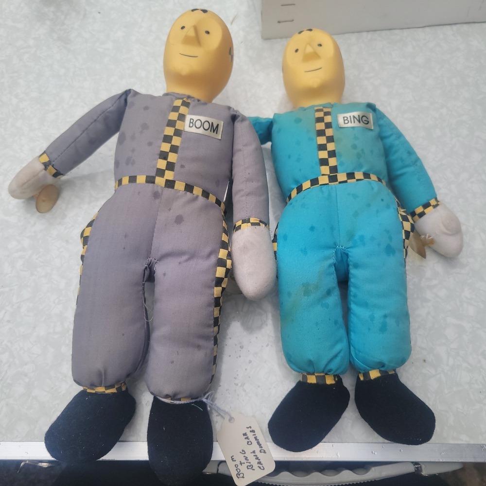Vintage 1992 Crash Test Dummies  14" Plush with Rubber Head Play By Play